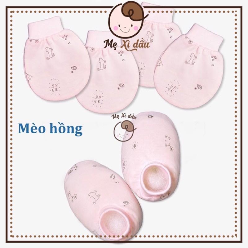 Shop mẹ xì dầu Bao tay / Bao chân bo chun Miomio