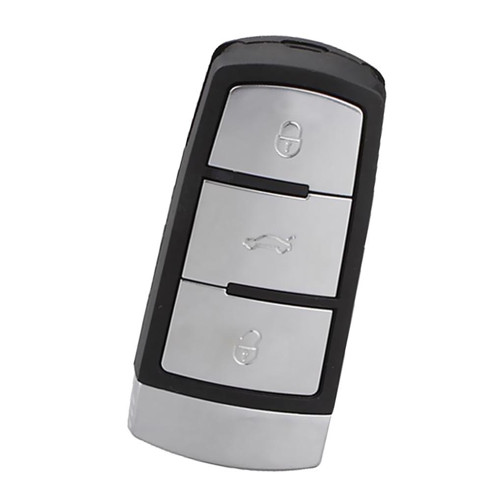 Car 3-Button Remote Key Fob Case Unit for