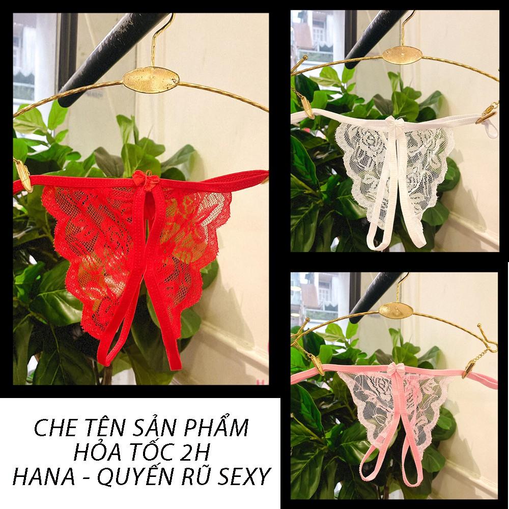 Quần lót nữ ren sexy, quần lọt khe gợi cảm quyến rũ hình bướm LK075