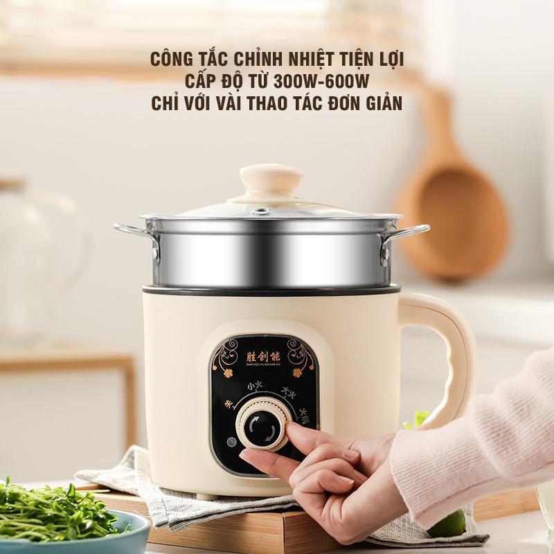 Nồi Điện Đa Năng Không Dính Đa Công Dụng Nấu Cháo Hầm Canh Chiên Thực Phẩm