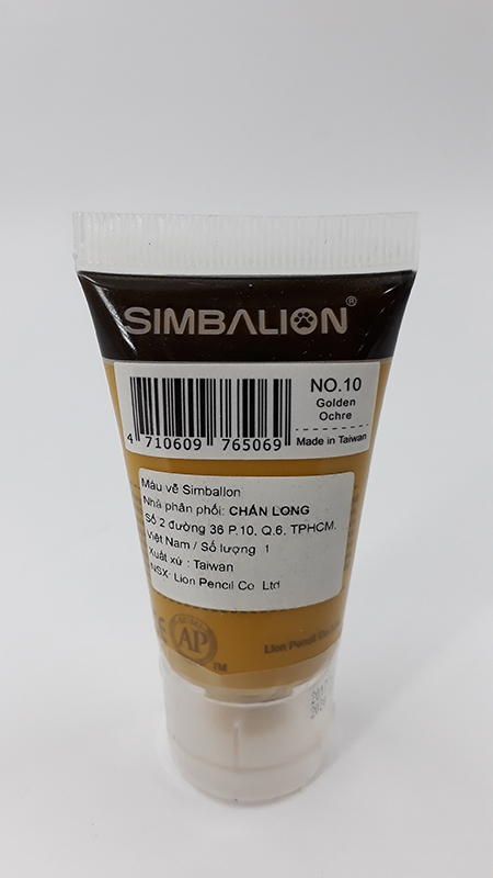 Màu Vẽ Simbalion Acrylic 30ml NAC30 - 10 - Vàng Đất