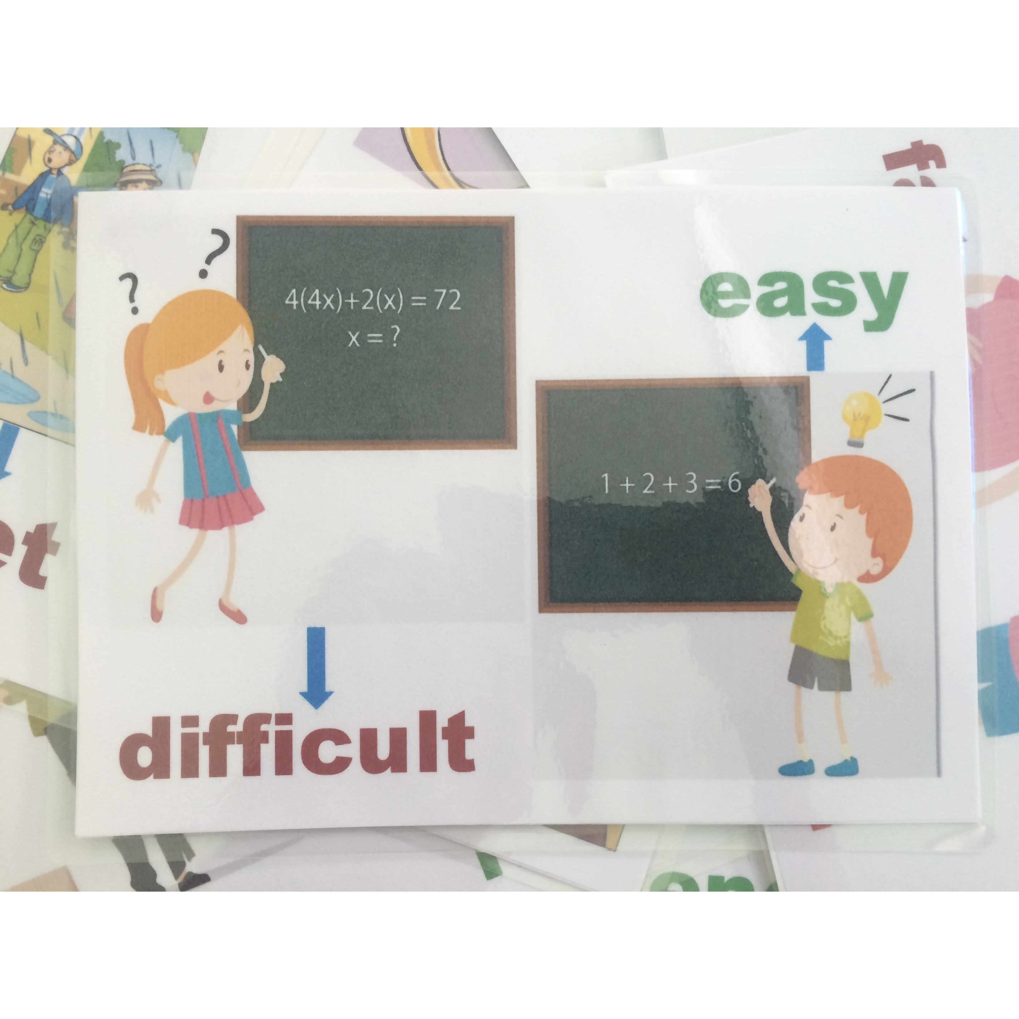 Opposite adjective flashcard - Thẻ học tiếng Anh chủ đề Tính từ trái nghĩa (20 cards