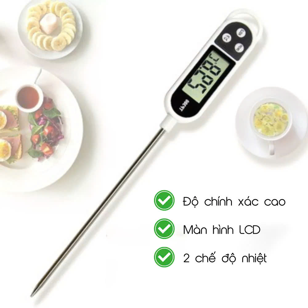 Nhiệt Kế Đo Nhiệt Độ Sữa và Đồ Ăn Cho Bé Nhiệt kế đo thực phẩm
