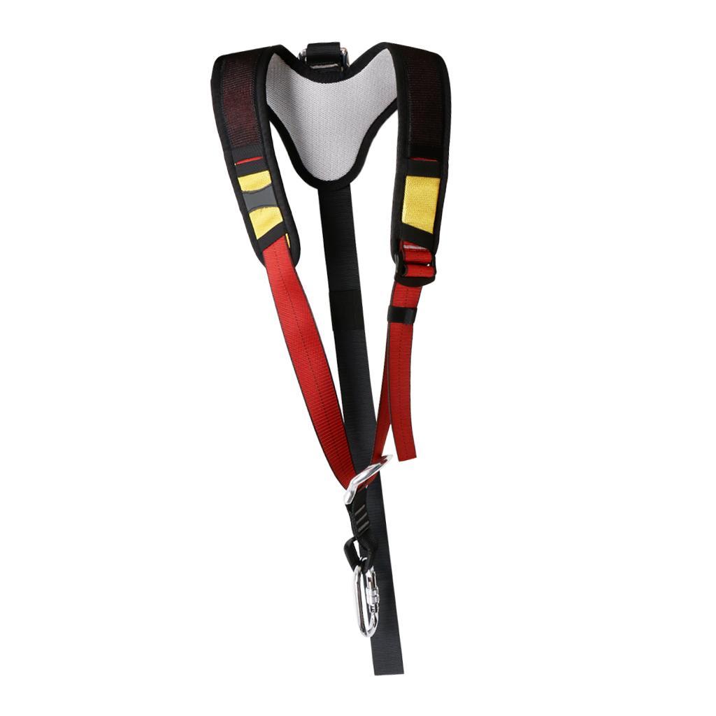 Professional Shoulder Strap for Climbing Seat Harness with 60cm Fall Protection Rope