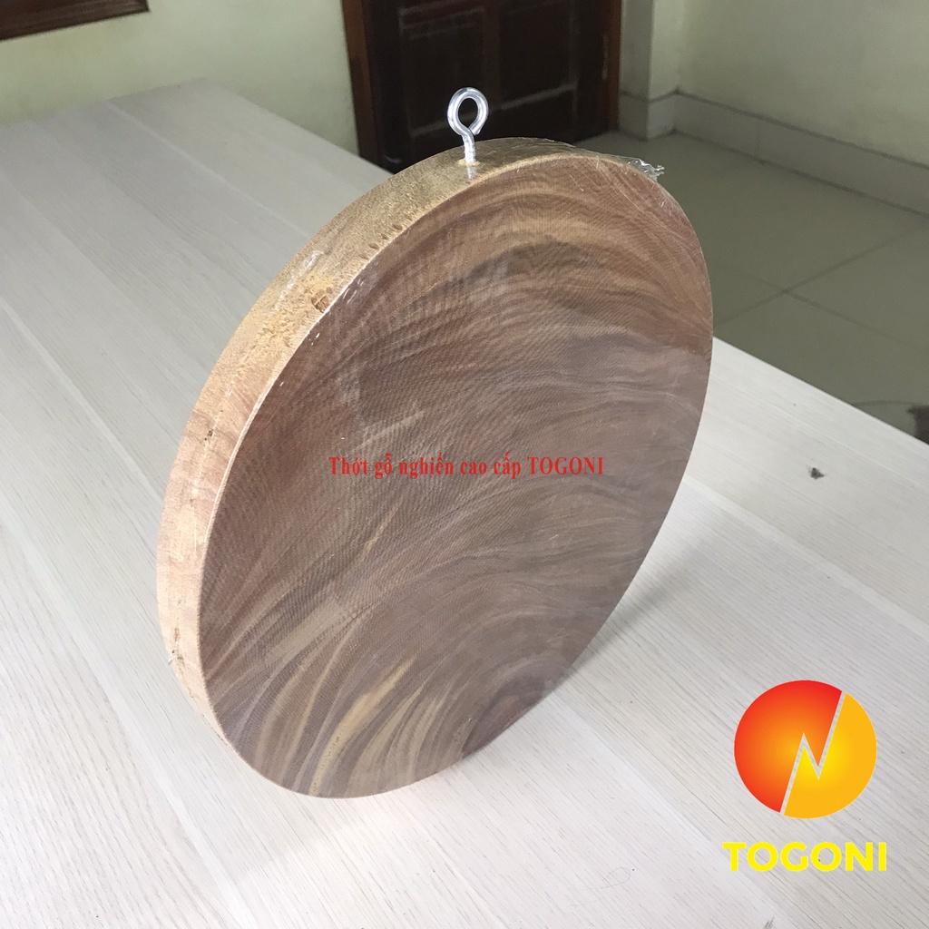 THỚT GỖ NGHIẾN TRÒN ĐƯỜNG KÍNH 29CM DÀY 2CM, GỖ NGHIẾN TÂY BẮC KHÔNG TÂM, KHÔNG LÊN MÙN, KHÔNG NỨT NẺ