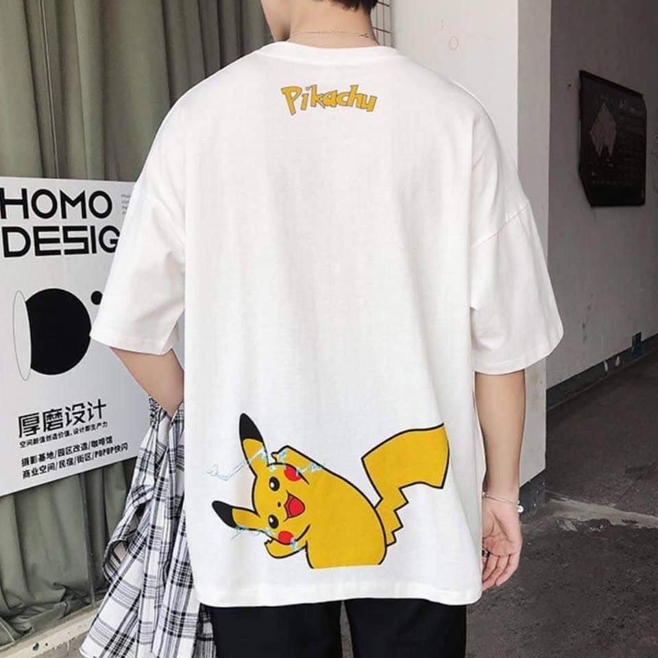 Áo thun Stee PIKACHU Trùm Unisex