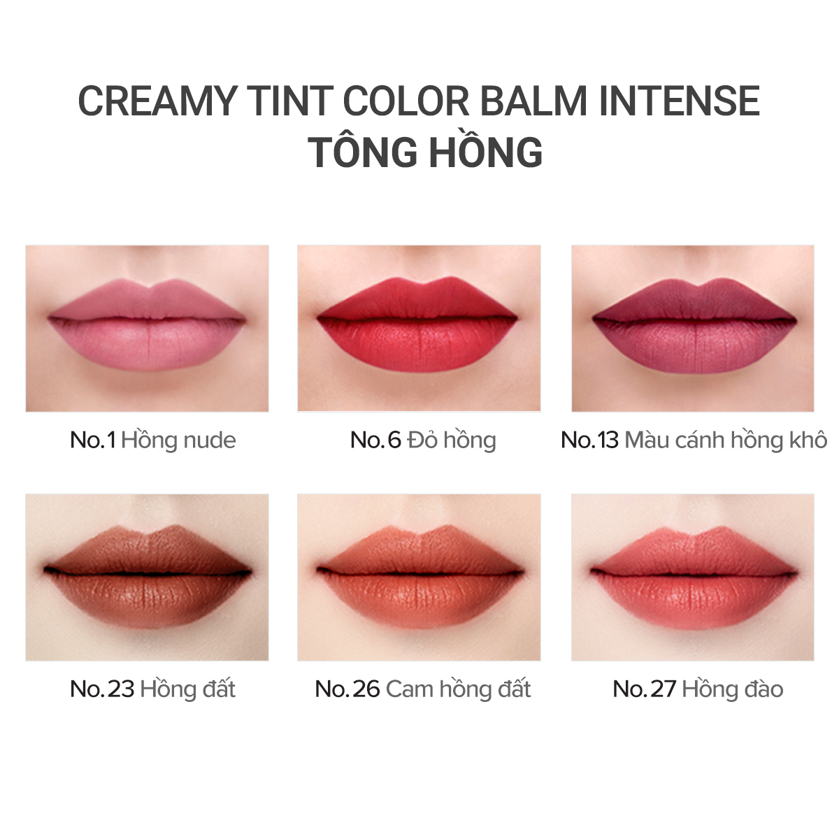 Son Bút Chì 3 Trong 1 Cho Bờ Môi Mềm Mượt Mamonde Creamy Tint Color Balm Intense (2.5g)