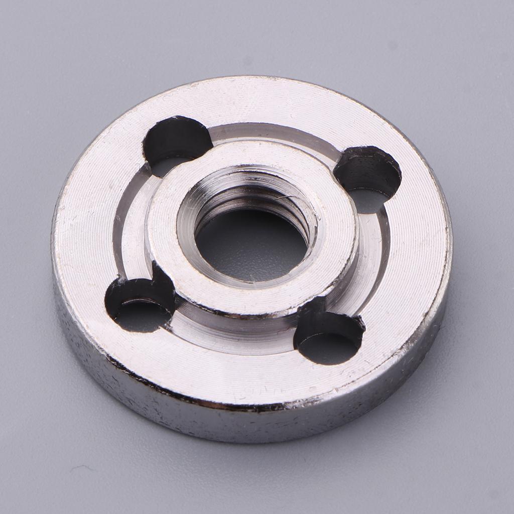 4 Piece Steel Lock Nut And Grinding Flange Nut Kit for 100 Angle Grinders