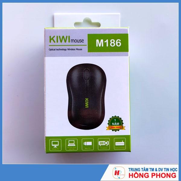 Chuột không dây Kiwi 186 tặng kèm Pin - Hàng chính hãng