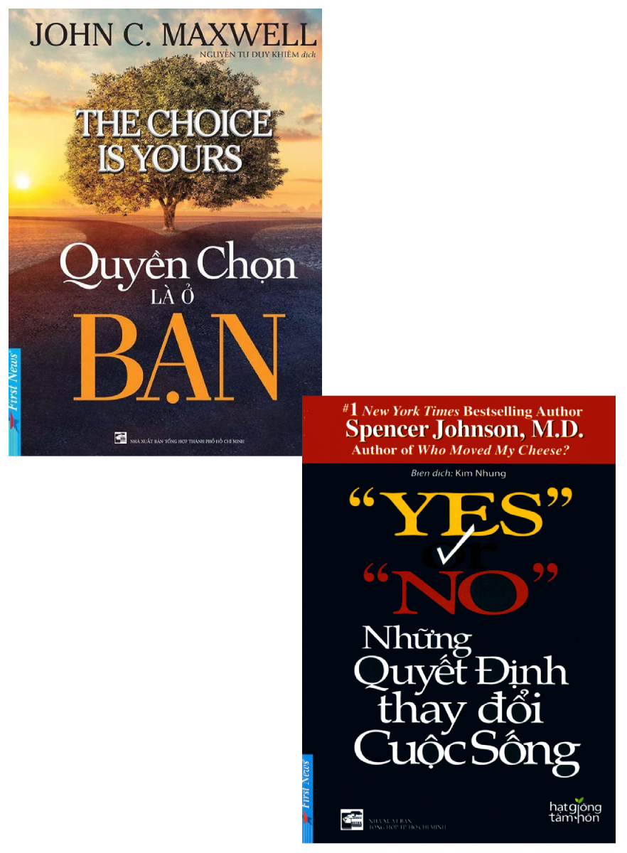 Combo Quyền Chọn Là Ở Bạn + Yes Or No - Những Quyết Định Thay Đổi Cuộc Sống (Bộ 2 Cuốn)