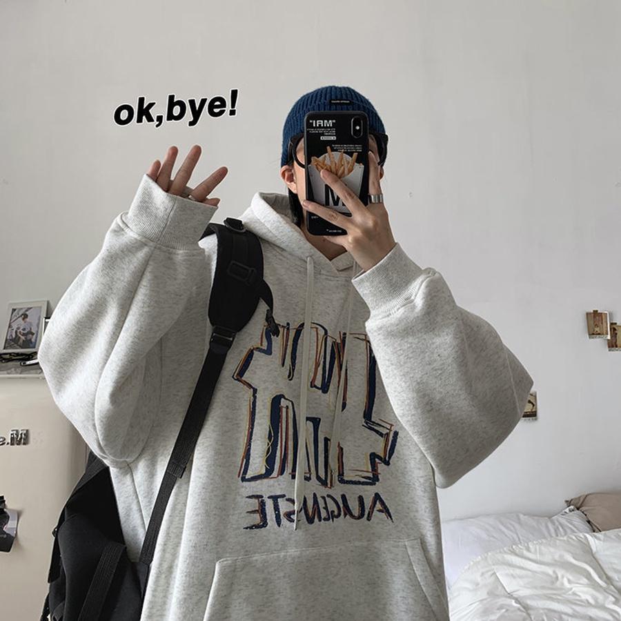 Áo mũ Hoodie Unisex Phong Boutique Bánh Răng form rộng 3 màu nỉ bông cặp đôi nam nữ Oversize Ulzzang thu đông