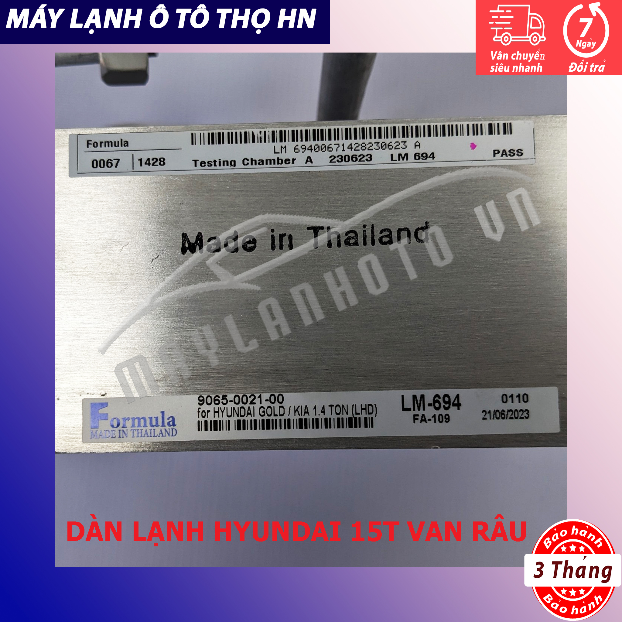 Dàn lạnh Hyundai 8T-24T / Trago / HD250 - HD270 Hàng xịn Thái Lan