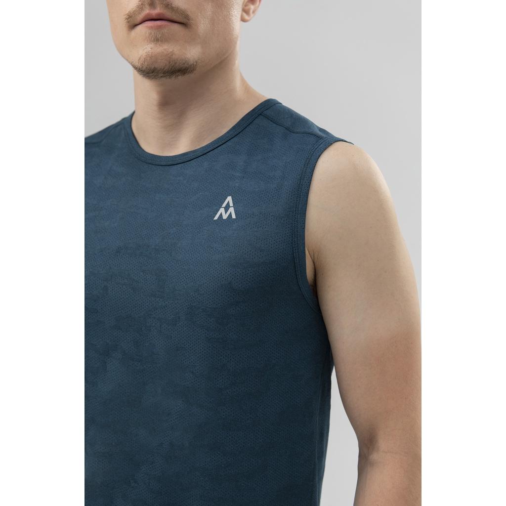 Áo Tanktop - Ba Lỗ thể thao nam AM TTM211 lưới, vân dập Sport1