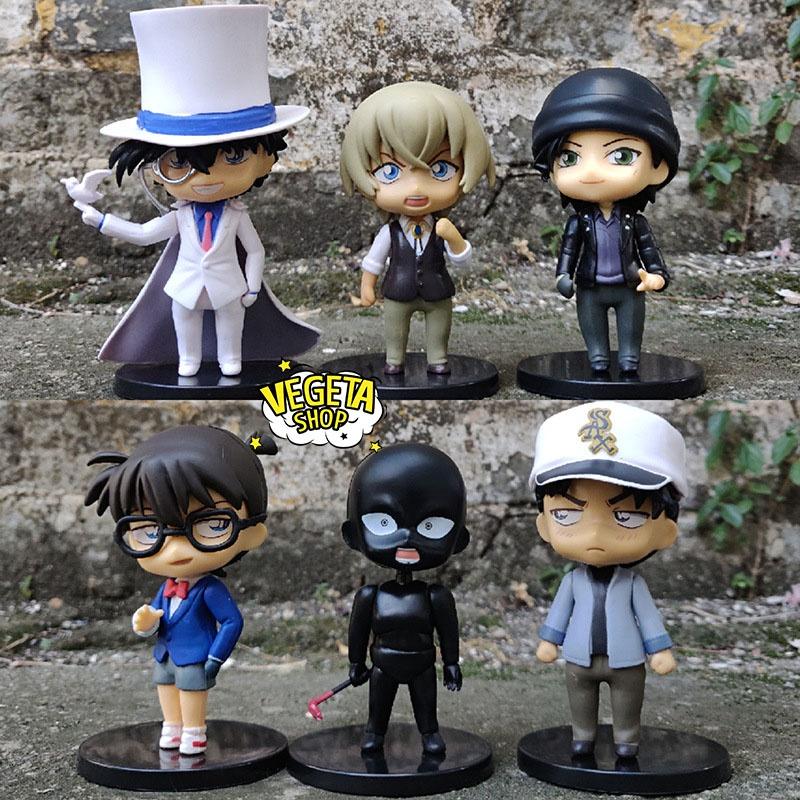 Mô hình Conan - Shinichi Ran Mori Kaito Kid Tooru Toru Amuro Shuichi Akai Hanzawa Hattori Heij Conan - Cao 10~12cm