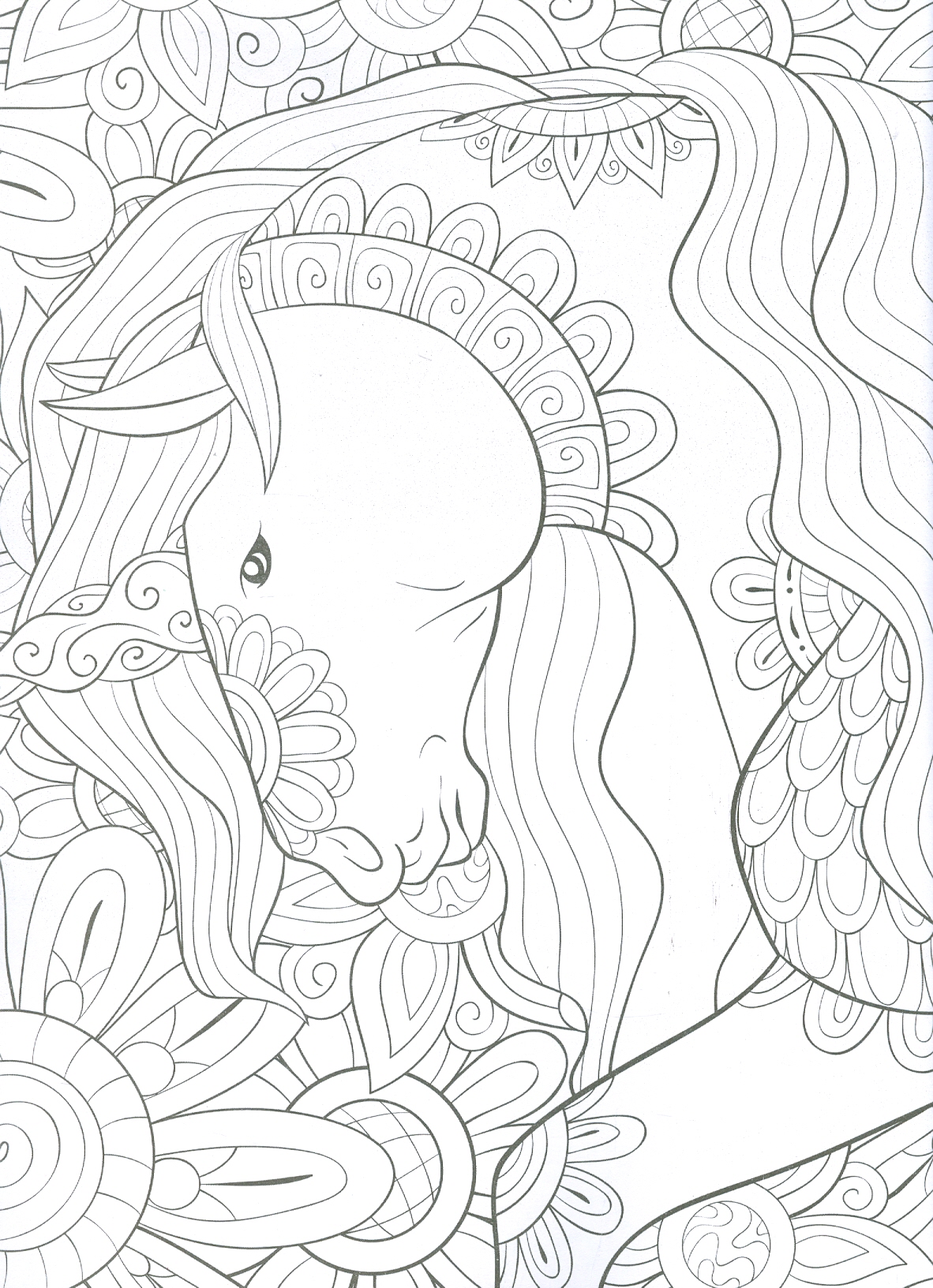 Nature - Adults Colouring Book (Sách tô màu dành cho người lớn: Thiên Nhiên)