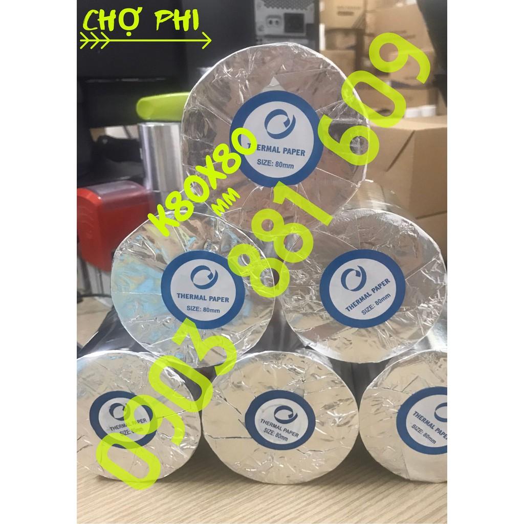 GIẤY IN BILL OCHA - GIẤY IN BILL K80X80MM- BÁN TỪNG CUỘN LẺ