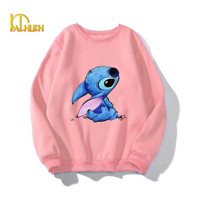 ÁO SWEATER NỮ IN STITCH DỄ THUƠNG