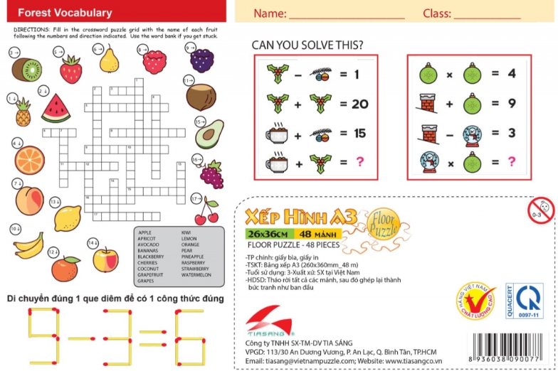 Tranh Xếp Hình A3 48 Mảnh - Oggy Season 5 A3-090