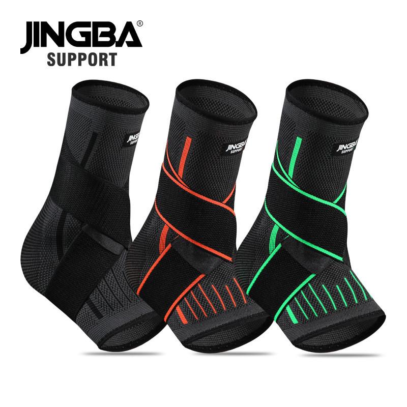 JINGBA HỖ TRỢ 1 CÁI Bóng Đá Bảo Vệ Hỗ Trợ Mắt Cá Chân Bóng Rổ Nẹp Mắt Cá Chân Nén Nylon Dây Đeo Đai Bảo Vệ Mắt Cá Chân Color: A Size: XL