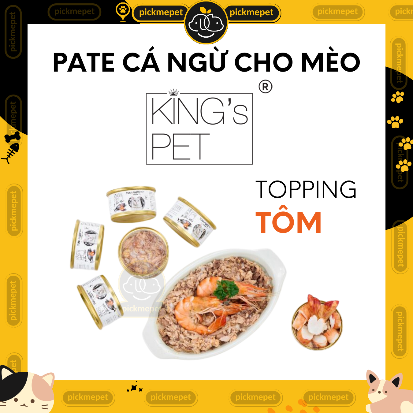 Pate Kings Pet By Bảo Anh Cho Mèo Mọi Lứa Tuổi (Lon 80g)