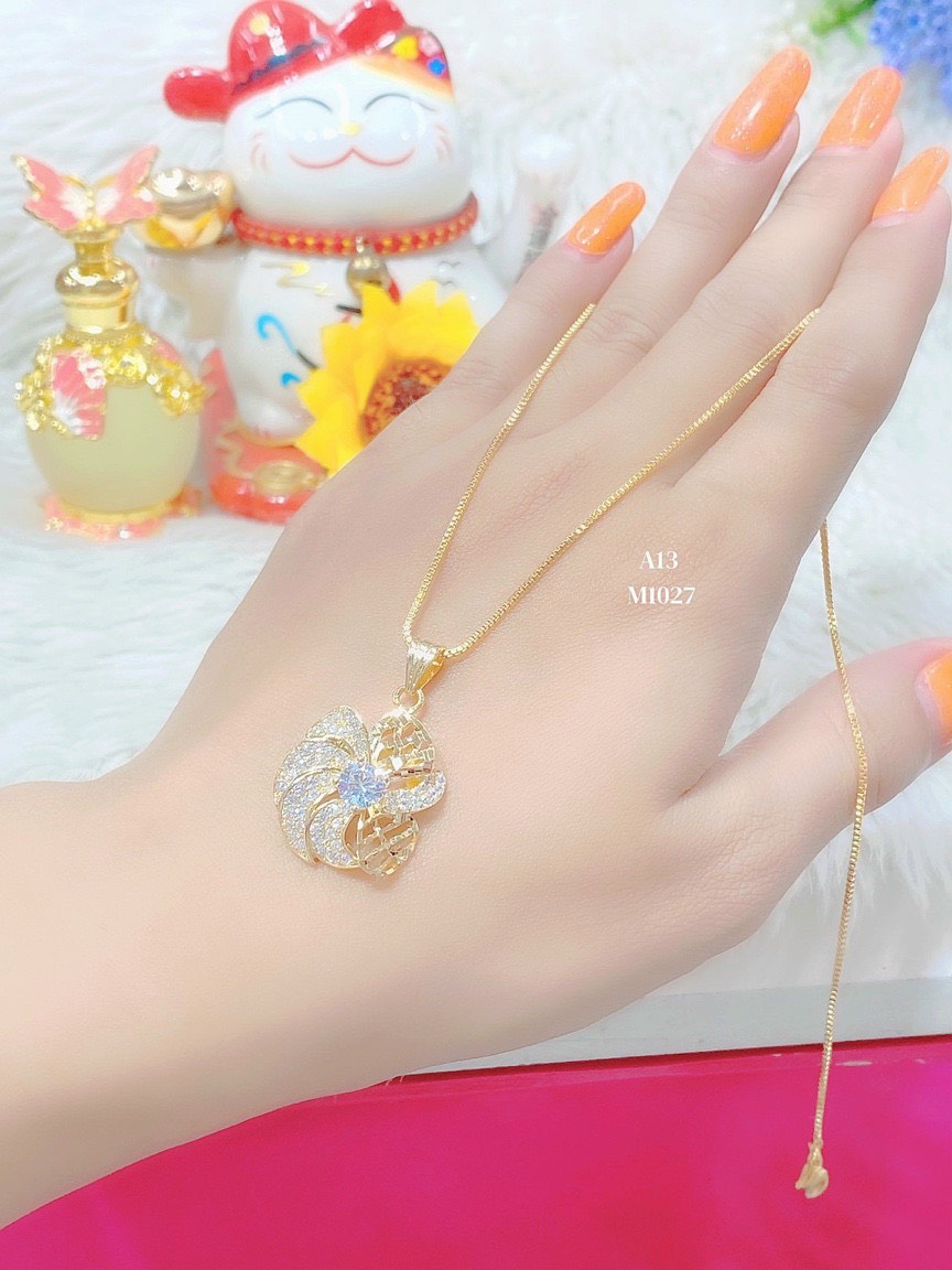 Bộ trang sức mạ vàng 18k