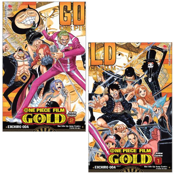 Combo Sách Anime Comics - One Piece Film Gold - Tập 1 + Tập 2