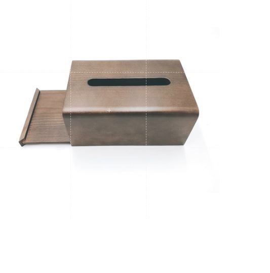 Hộp đựng khăn giấy các loại - Màu tự nhiên - 19 x 13 x 8.5cm Cạnh Vuông