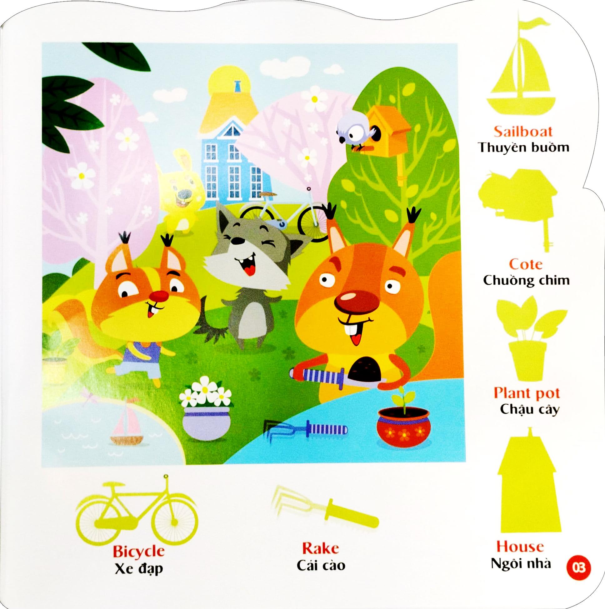 Sticker - Bóc Dán Hình Thông Minh - Song Ngữ Anh-Việt - Tập 3