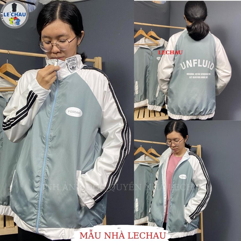 Áo khoác dù unisex form rộng in hình NGÔI SAO jacket nam nữ giá rẻ xịn xò ulzzang hottrend - Midside Đen XL &lt;60kg