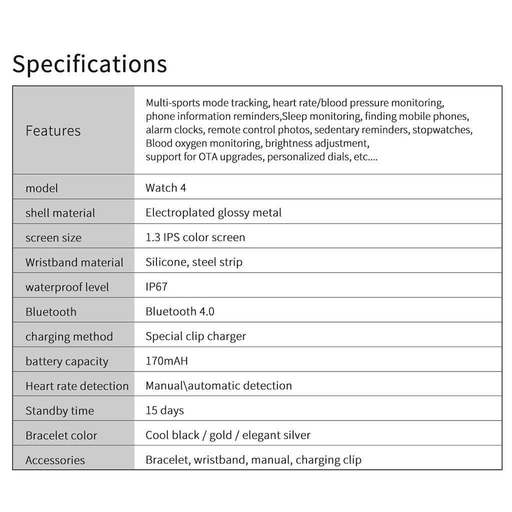 2 Pcs Waterproof Smart Bracelet