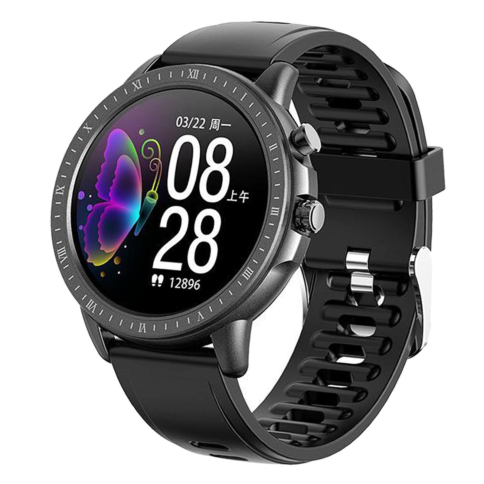 S02 Smart Watch Full Touch  Monitor Fitness  Black