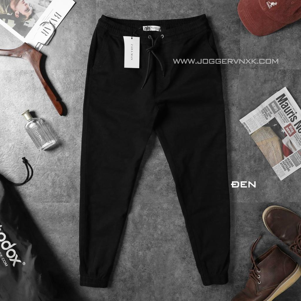 Quần Jogger Bo Gấu, Quần Kaki Nam Nữ Ôm Dáng - Kaki Cao Cấp Za.r