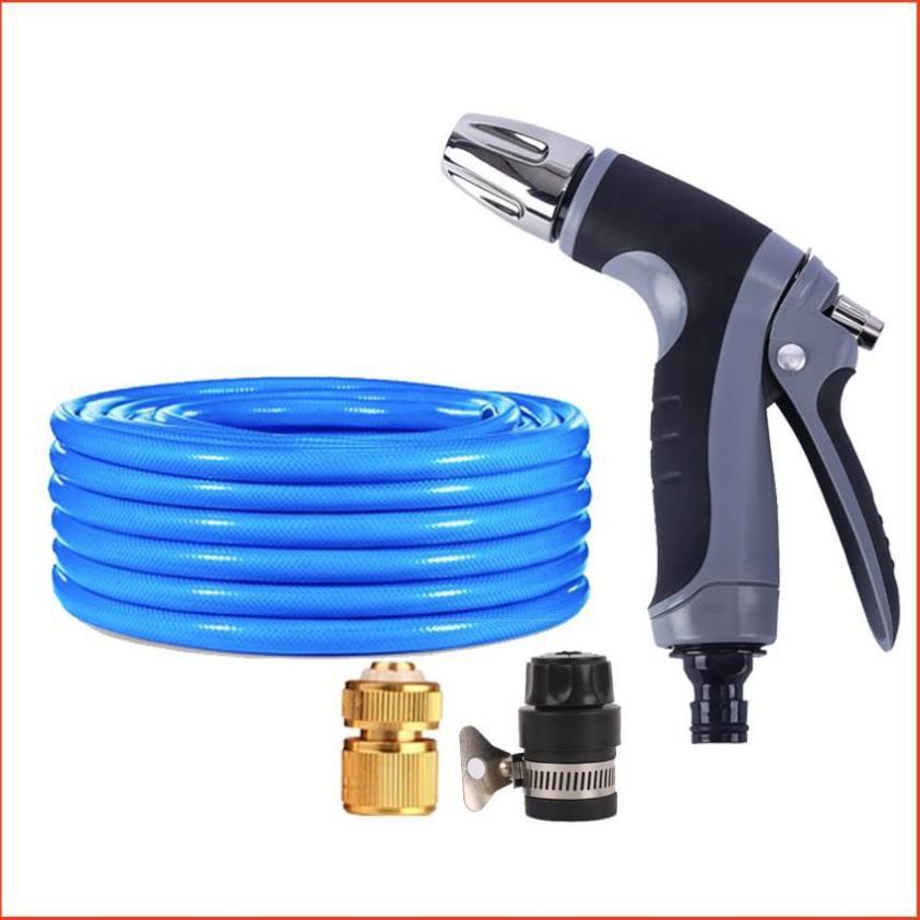 Bộ dây và vòi xịt tăng áp rửa xe tưới cây 7-10M 206817