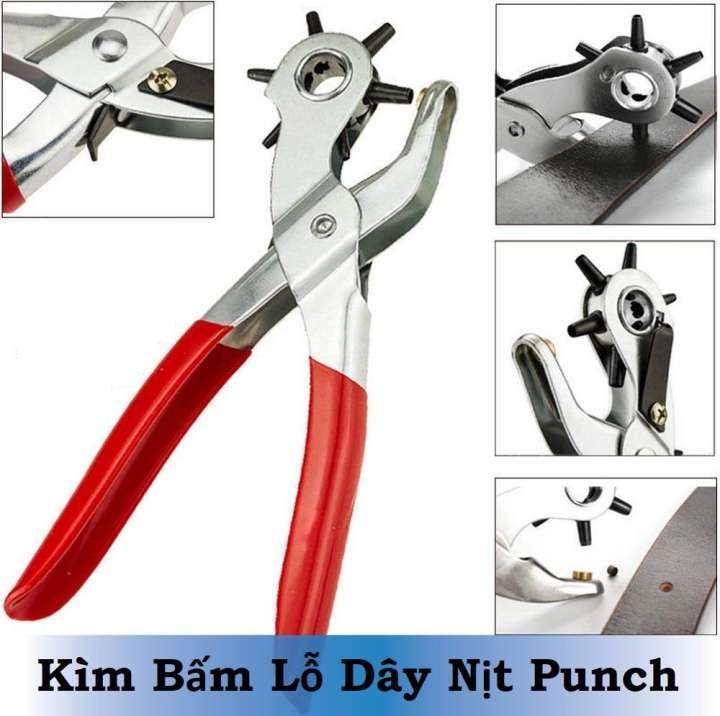 Dụng cụ Bấm Lỗ Dây Nịt, Dây Đồng Hồ và Các Loại Dây Da- Hàng chính hãng