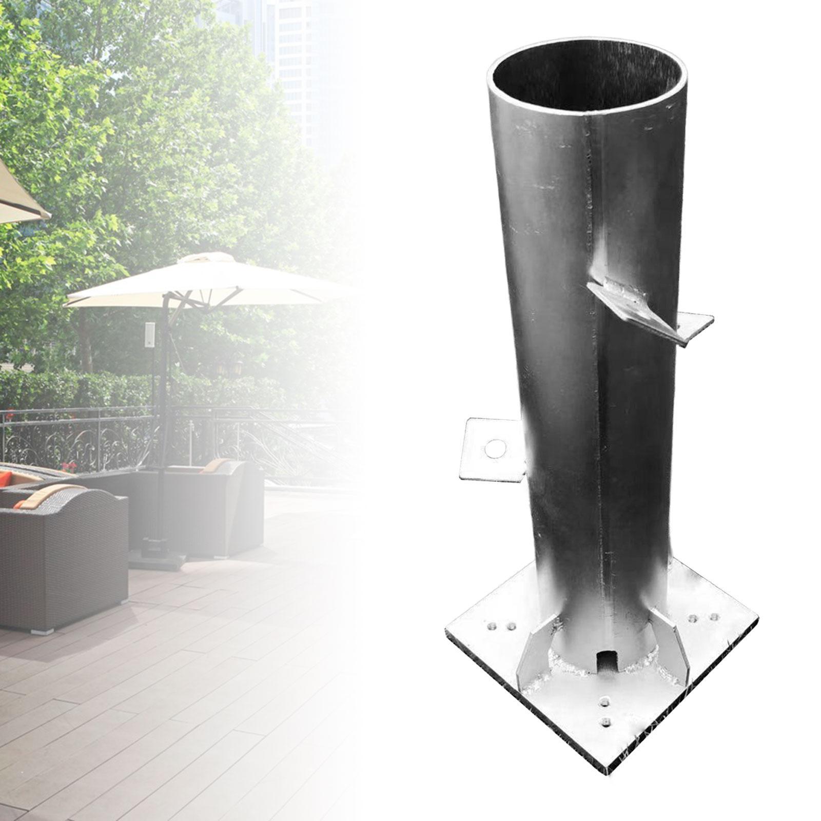 Umbrella Base Stable Universal Parasol Umbrella Mount Parts Easy Installation Heavy Duty Parasol Base for Garden Camping Fishing Coffee Shop
