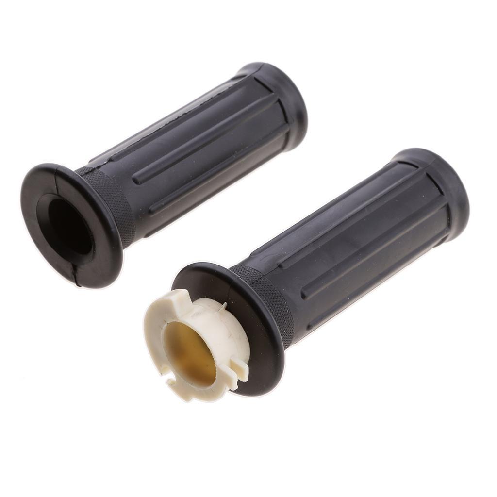 Brake Lever Set Front Rear & Black Handlebar Grips for  PW50