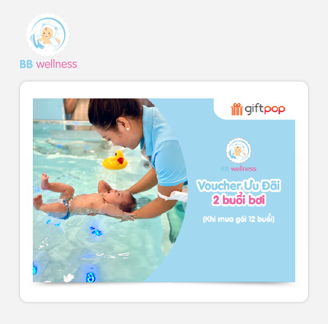 BB Wellness - Evoucher Voucher Ưu Đãi 2 Buổi Bơi Khi Mua Gói 12 Buổi