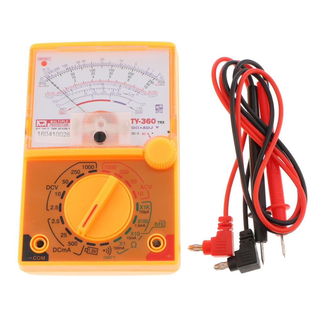 Digital Multimeter, TY360 Magnetic Pointer, Measure Voltage, Current, Resistance Diode Tester Meter