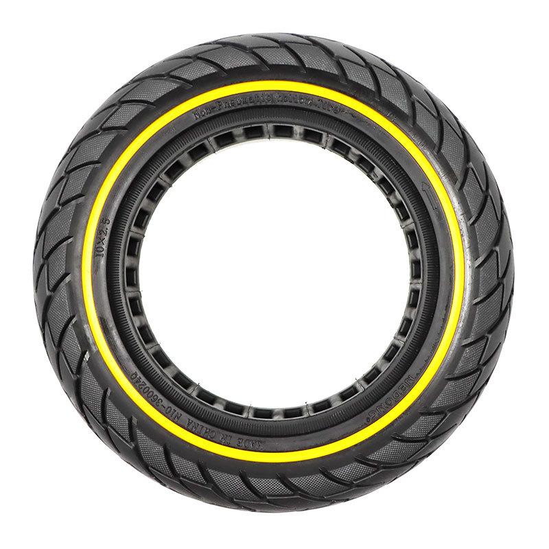 Xe tay ga 10 inch 10x2,50 lốp rắn cho Ninebot Max G30 SCOOT MÁY Color: Black