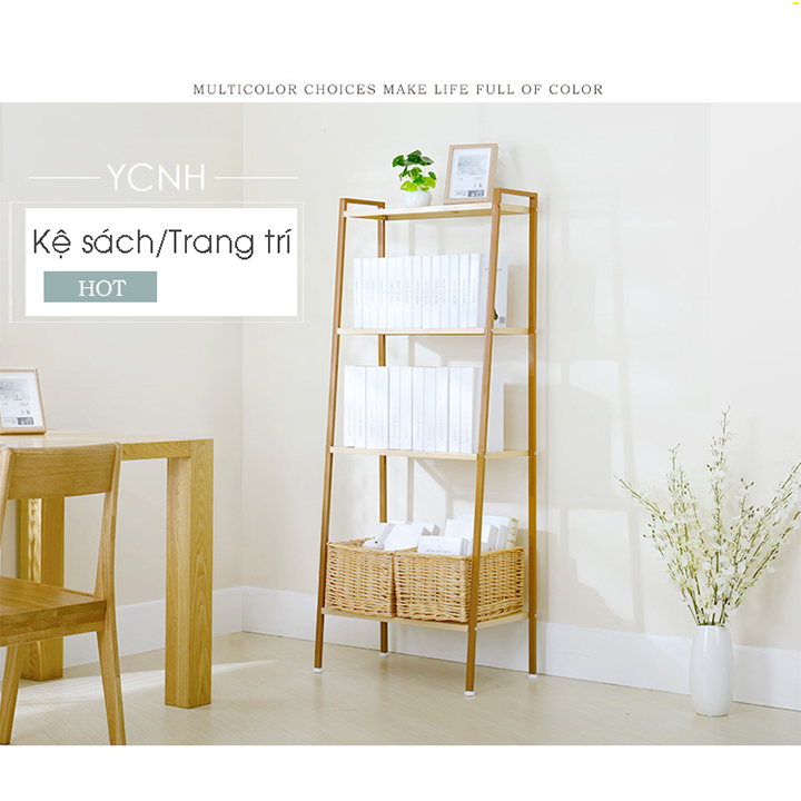 Kệ để đồ đa năng trang trí, để sách, nhà bếp khung thép cao cấp RE0265