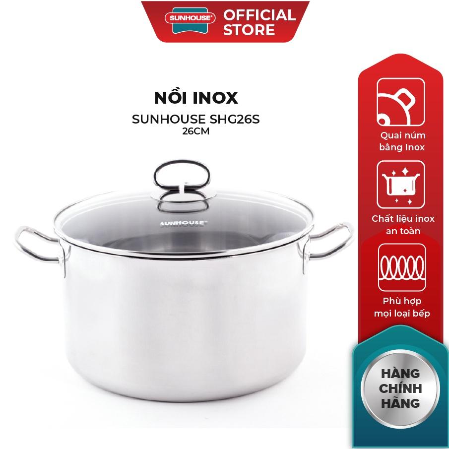 Nồi inox SUNHOUSE SHG-26S (26cm)