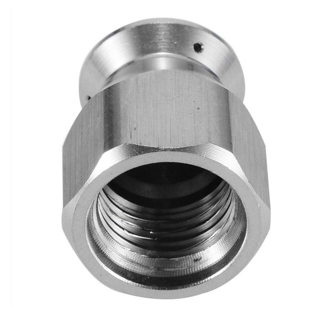 1/4  Thoát Nước Thông Cống Vệ Sinh Jetter Vòi Xịt Sân Vườn Công Cụ 1 Trước 3 Lưng