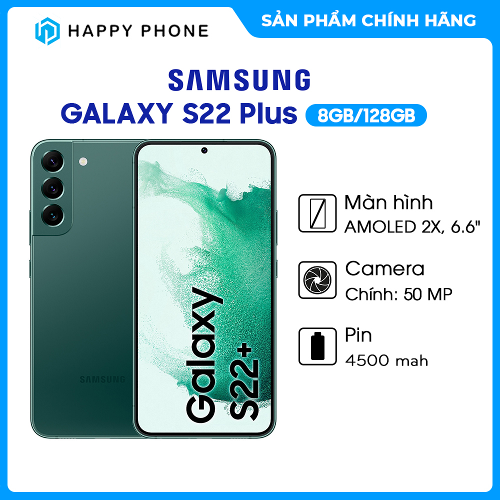 Điện thoại Samsung Galaxy S22 Plus 5G (8GB/128GB) - Hàng chính hãng - ĐÃ KÍCH HOẠT BẢO HÀNH ĐIỆN TỬ
