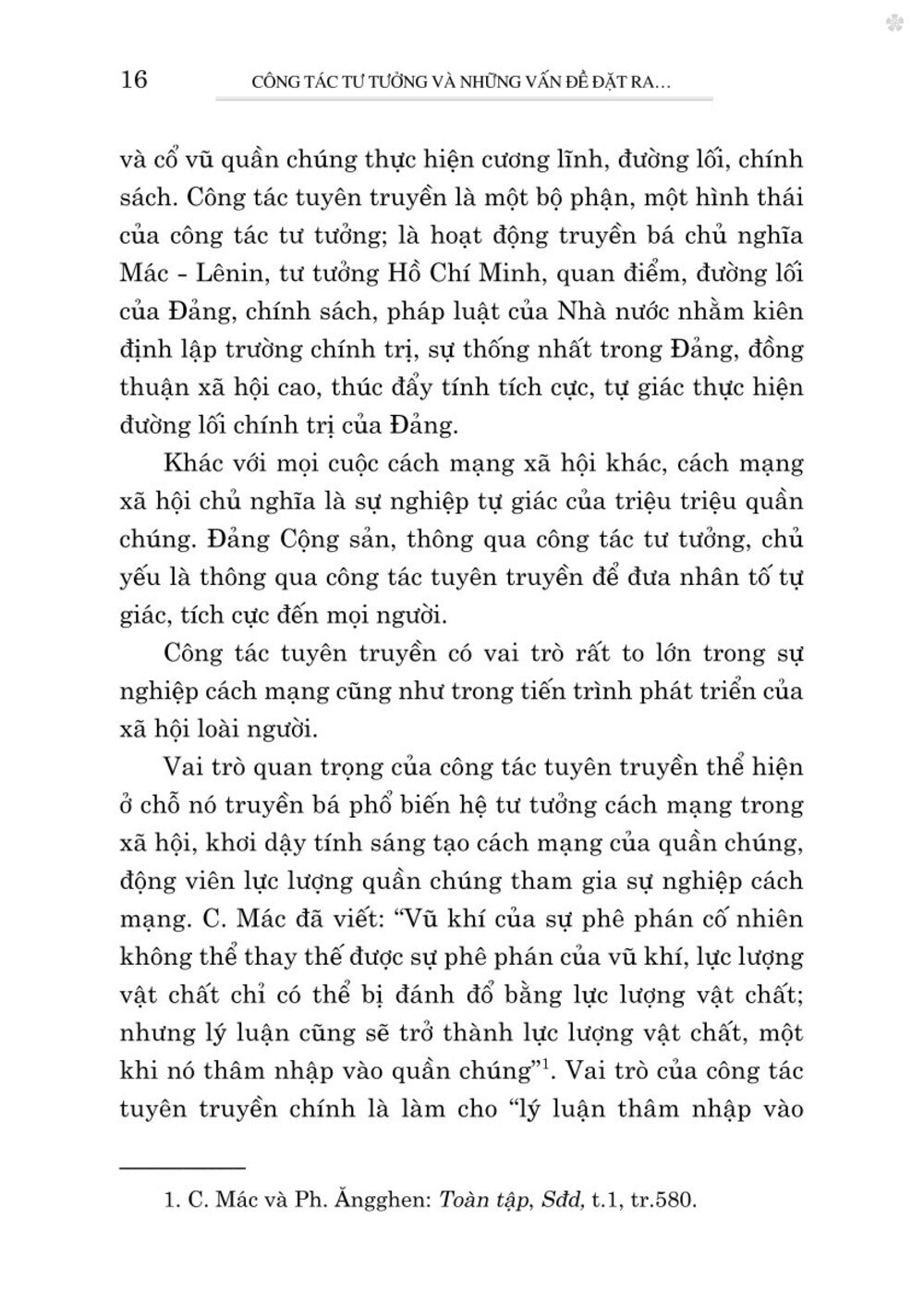 Công tác tư tưởng và những vấn đề đặt ra với công tác tư tưởng trong thời kỳ phát triển mới của đất nước ( Xuất bản lần thứ hai có chỉnh sửa)