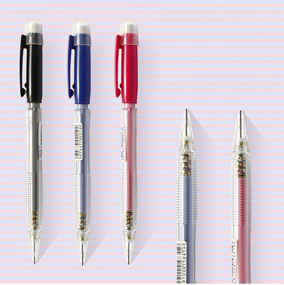 Bút Chì Kim Pentel Fiesta AX105 và AX107 | Thiết Kế Thân Trong Đẹp Mắt | Trang Bị Đầu tẩy | 4 Màu Vỏ