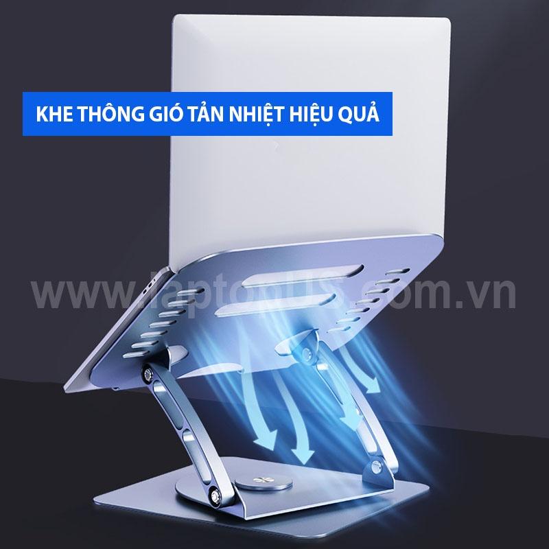 Kệ Giá Đỡ Laptop Nhôm Tản Nhiệt Xoay Xếp Gọn