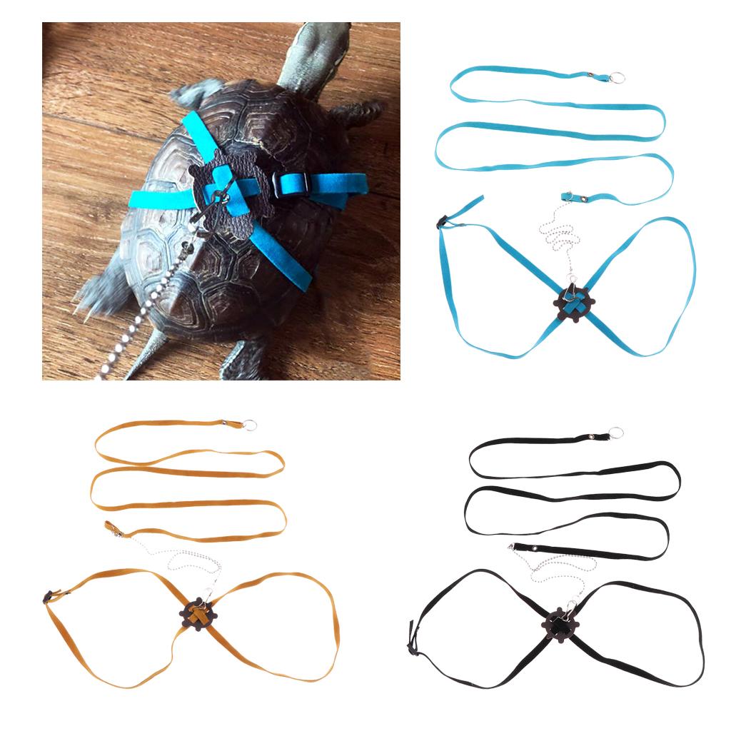 Adjustable Hamster Ferret Harness Leash for Pet Small Animal Blue Large