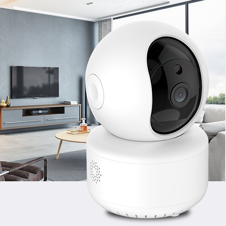 Camera IP wifi trong nhà, xoay 360, âm thanh 2 chiều, hình ảnh 1080p có cổng LAN