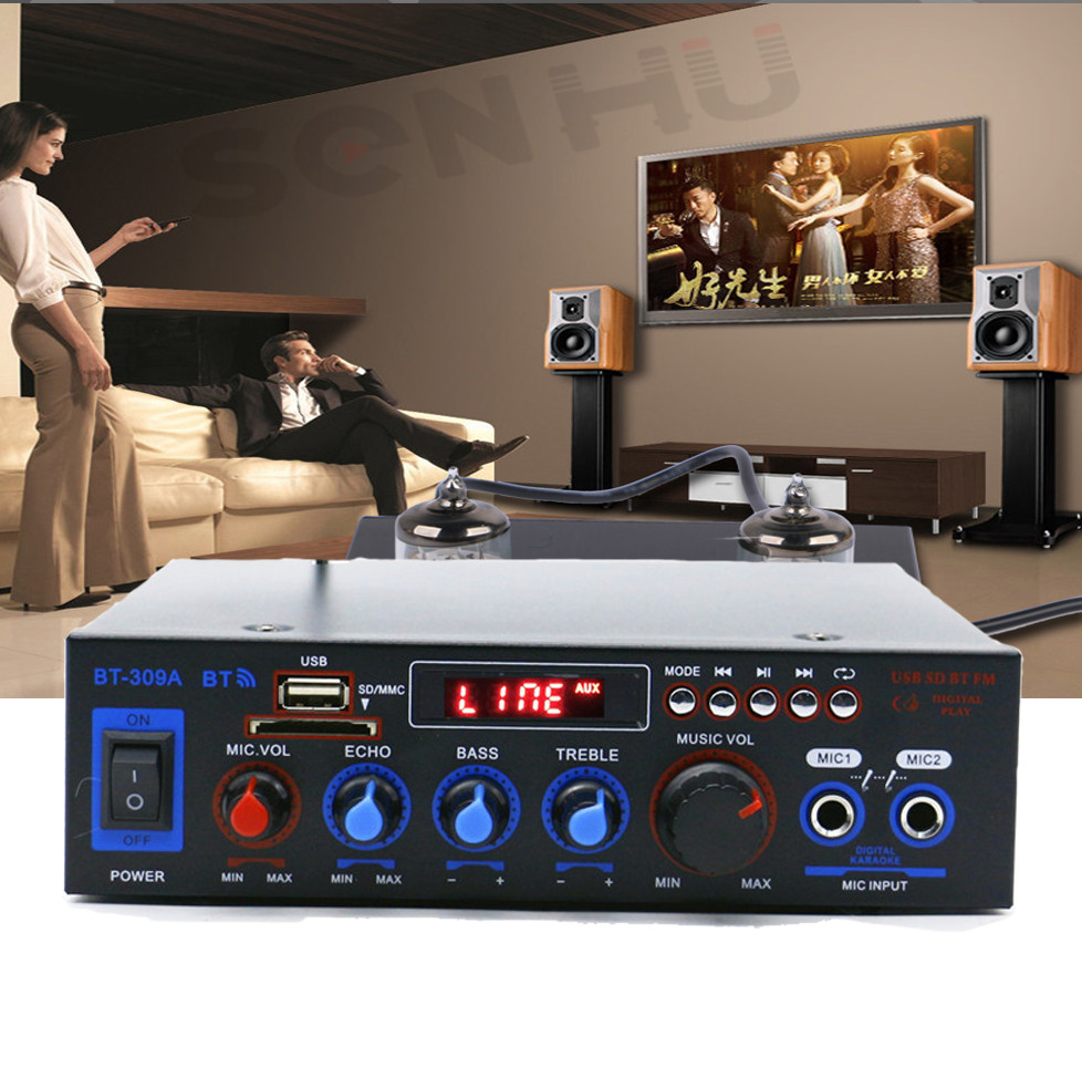 Ampli Mini Karaoke Bluetooth Cao Cấp BT-309A AZONE