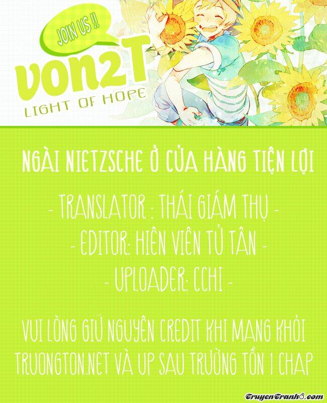 ngài nietzsche ở cửa hàng tiện lợi chapter 1 1